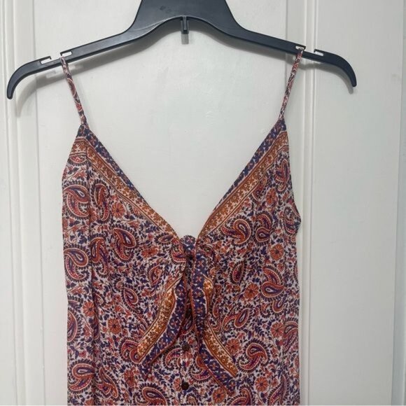 Veronica Beard Red and Purple Midi Dress - Picture 8 of 16